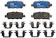 Set Plăcuțe De Frână Spate Nissan Leaf Nv200 Evalia 11 10 Trw Automotive Înălțime 39mm Lățime 105 5mm Grosime 14mm