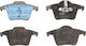 Trw Automotive Rear Disc Brake Pad Set Volvo Xc90 I 2.4d-4.4 10.02-12.14 61.8mm Height 123.2mm Width 18.8mm Thickness