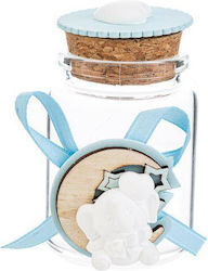 Handmade Christening Favor Elephant Moon Blue 7cm X 4.5cm Ls56284 Georgiou Sg-ls56284