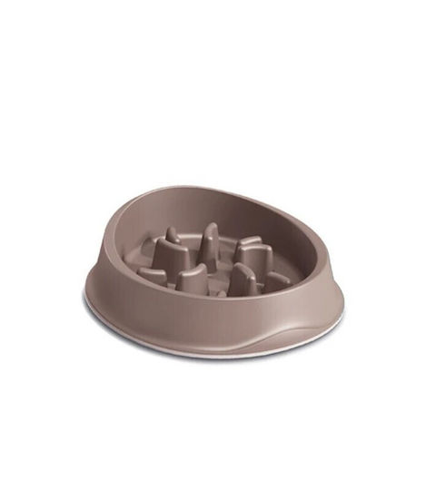 Stefanplast Bowl Food Slow Feeder for Dog & Cat 500ml in Gray Color