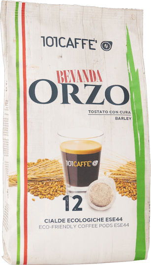 101Caffè Kapseln Espresso Orzo Kompatibel mit Maschine E.S.E. Pod 12Mützen