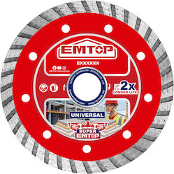 Emtop Δίσκος Κοπής Δομικών Υλικών 22.2mm Emtop Δίσκος Κοπής Δομικών Υλικών 22.2mm