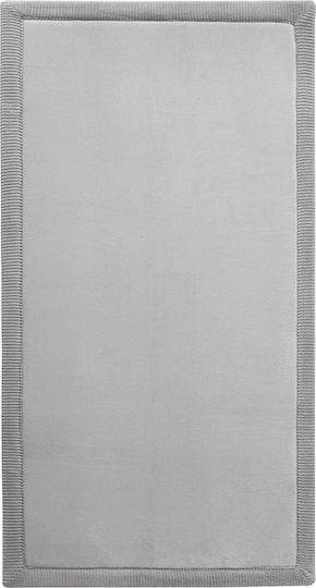 Hakuna Matte Χειροποίητο Παιδικό Χαλί Γκρι 80x150cm Πάχους 25mm