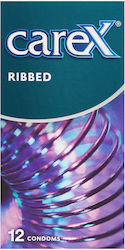 Carex Ribbed Condoms 12pcs