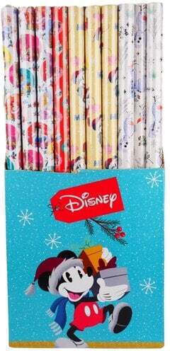 Disney Коледна Опаковъчна Хартия за Подаръци (Различни Дизайни)