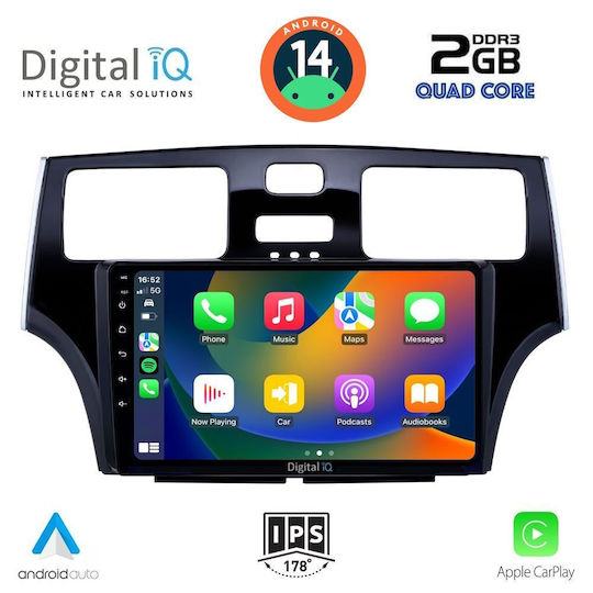 Digital IQ Ηχοσύστημα Αυτοκινήτου για Lexus ES 2000-2006 (Bluetooth/USB/AUX/WiFi/GPS/Apple-Carplay/Android-Auto) με Οθόνη Αφής 9"