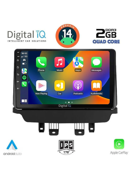 Digital IQ Ηχοσύστημα Αυτοκινήτου για Mazda CX-3 2014 (Bluetooth/USB/AUX/WiFi/GPS/Apple-Carplay/Android-Auto) με Οθόνη Αφής 9"