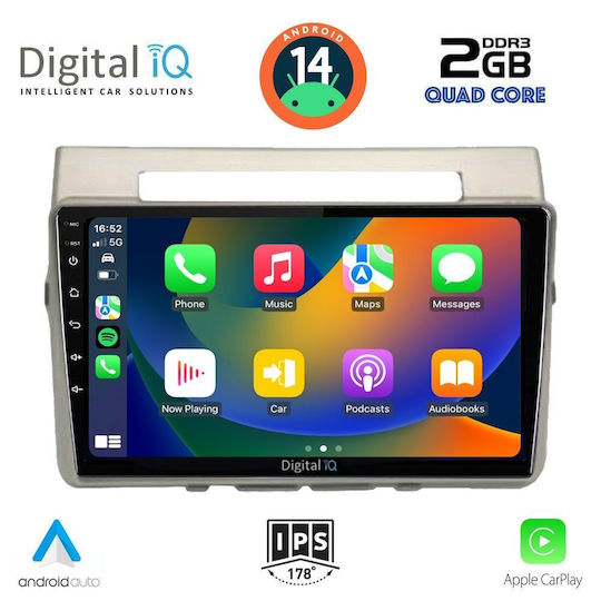 Car Audio System for Toyota Corolla Verso 2004-2009 (Bluetooth/USB/AUX/WiFi/GPS/Apple-Carplay/Android-Auto) with Touch Screen 9"
