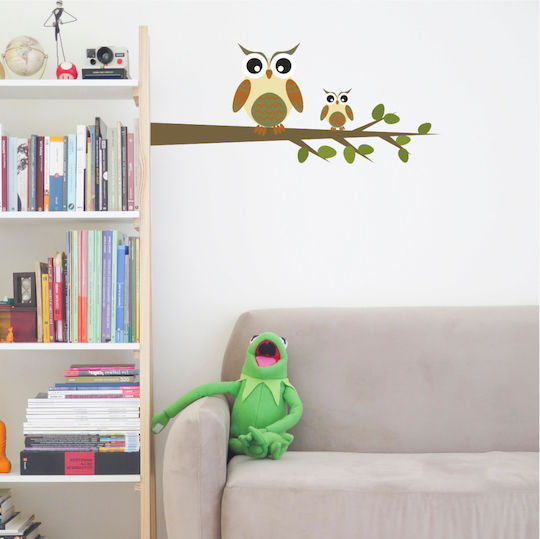 Eulenast Wandsticker 120cm x 50cm
