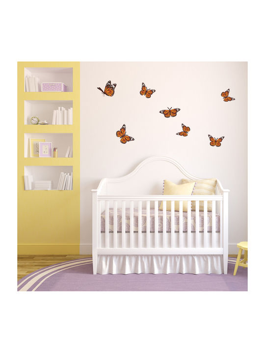 Wall Sticker Butterflies Set of 7 Stickers 46cm X 80cm