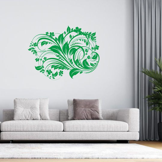 Abstrakte Vegetation Wandsticker 120cm x 95cm