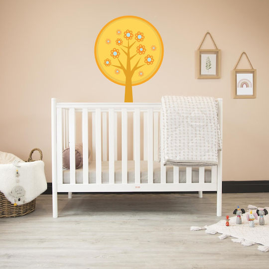 Yellow Tree Wall Sticker 50cm X 40cm