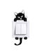 Wandsticker Katze Steckdose 2 Stück 16cm x 12cm