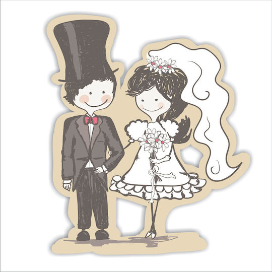 Wedding Decoration Couple Sticker 25cm X 25cm
