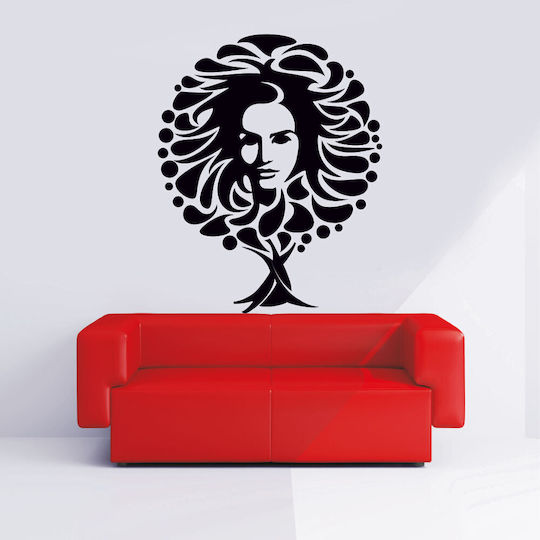 Autocolant de Perete Față de Femeie Arbore 40cm X 50cm