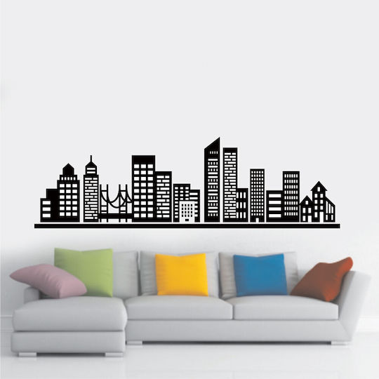 Wall Sticker Skyline 02 50cm X 14cm
