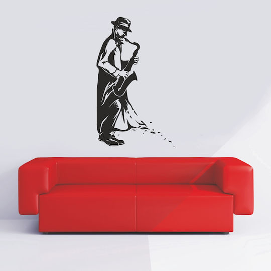Αυτοκόλλητο Τοίχου Σαξοφωνίστας 60cm X 100cm