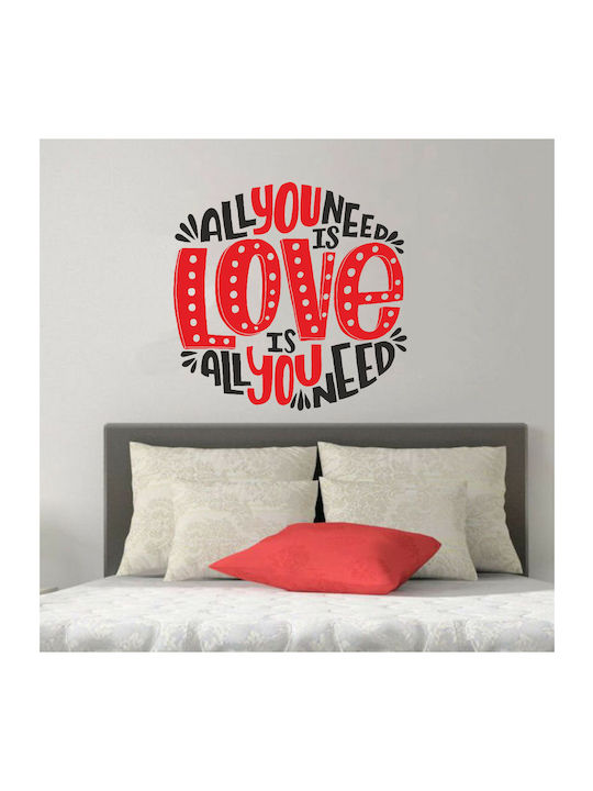 Αυτοκόλλητο Τοίχου All You Need Is Love 50cm X 50cm