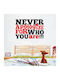 Wandsticker Niemals Entschuldigen 120cm x 80cm