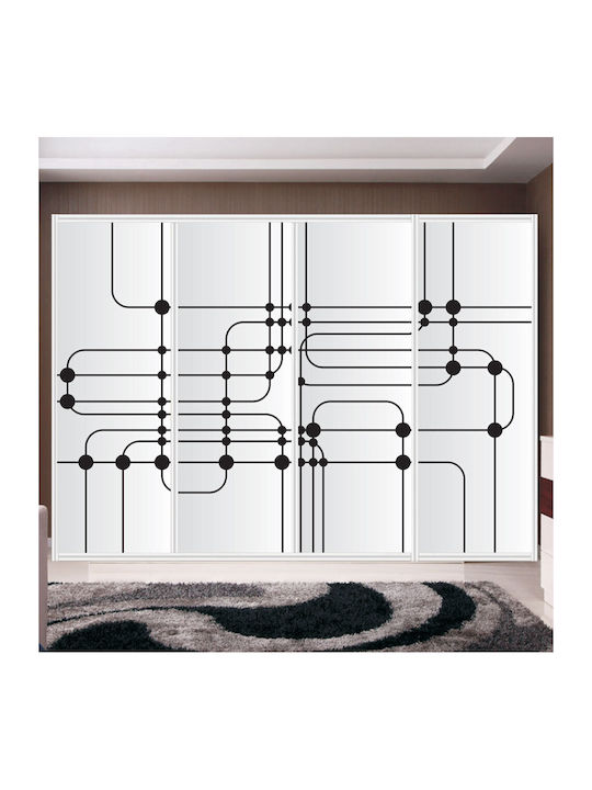 Αυτοκόλλητο Ντουλάπας Κύκλωμα 120cm X 85cm