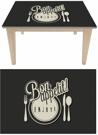 Αυτοκόλλητο Τραπεζιού Bon Appetit 3 130cm X 85cm