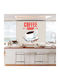 Wall Sticker Coffee Shop 75cm X 85cm