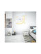 Sleeping Bunny Wall Sticker 2 120cm X 112cm