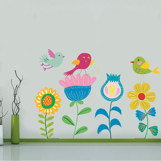 Cute Birds Wall Sticker 125cm X 90cm