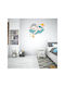 Wandsticker Bär in den Wolken 02 95cm x 95cm