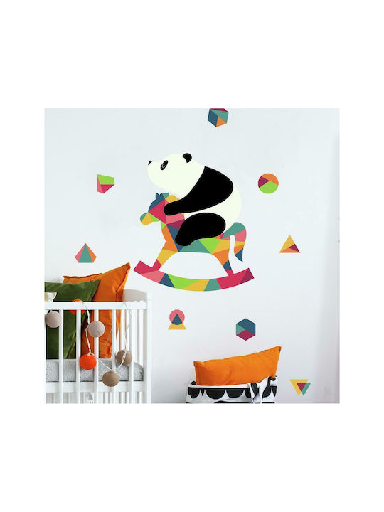 Roommates Wandsticker "Schaukelpferd Panda" RMK4118