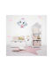 Wandsticker Kleiner Elefant + Set aus Herzen und Sternen 80cm x 76cm