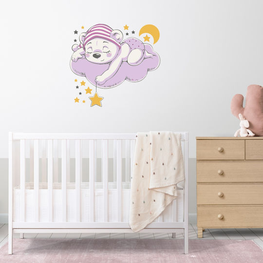 Wandsticker Bär in den Wolken 95cm x 95cm