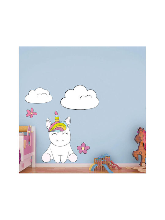 Sticker de Perete pentru Copii Unicorn Dulce 120cm X 120cm