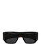 Ysl Unisex Sunglasses with Brown Tartaruga Plastic Frame and Black Lens SL 740 004
