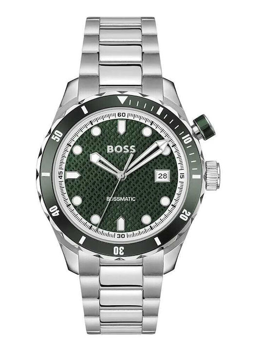 Boss Women's Watch Chronograph with Silver Metal Bracelet