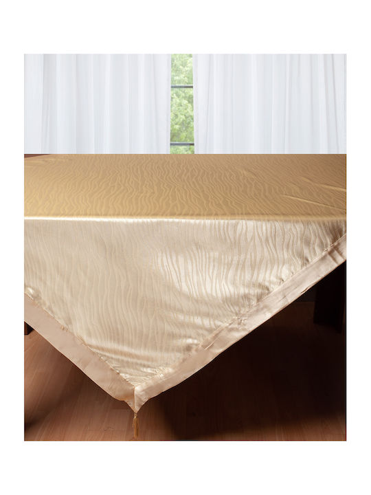 Silk Fashion Tablecloth 2009 Gold 130x160cm