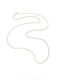White Gold Chain Neck 14K Thin Thickness 1mm and Length 60cm
