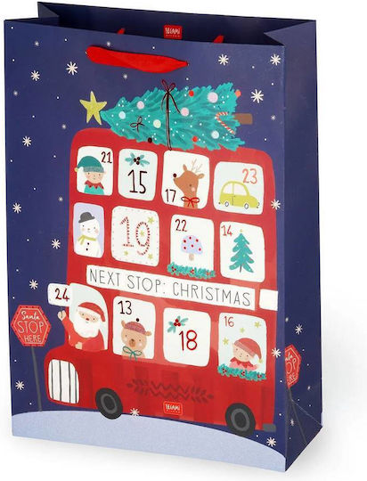 Legami Milano Christmas Bag for Gift Multicolored 31x11.5x43cm.