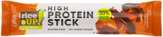 RiceUp Hi Protein Stick Блокчета Протеин с Вкус Caramel Toffee 15x40гр