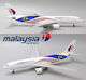 Ready-Made Metal Airplane Model Scale 1/200 JC Wings Airbus A330-200 Malaysia Airlines Negaraku Livery