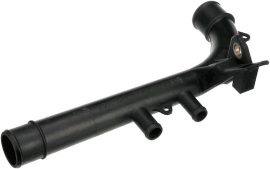 Plastic Cooling Pipe Coupling Opel Corsa A B 1.2/1.4 09.89-12.01 Gates Diameter 34.0/16.0 Mm Length 375.0 Mm Black Car Engine Hoses