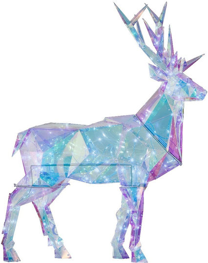 Lumineo Illuminated LED Reindeer Micro Cool White Light 90cm Lumineo