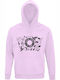 Kinder-Sweatshirt mit Kapuze und Taschen Creamy Pink Always Believe In Magic Harry Potter