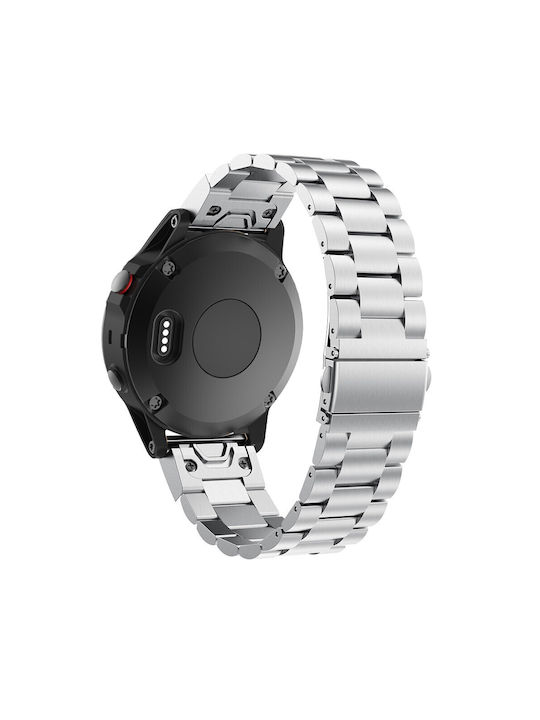 QuickFit Λουράκι Ανοξείδωτο Ατσάλι Ασημί (Huawei Watch GT 2e)