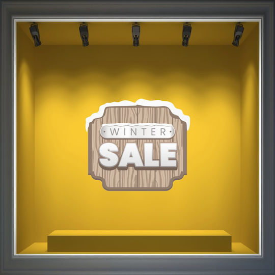 Sticker Reduceri de Iarnă Reduceri de Iarnă 8 50cm X 44cm