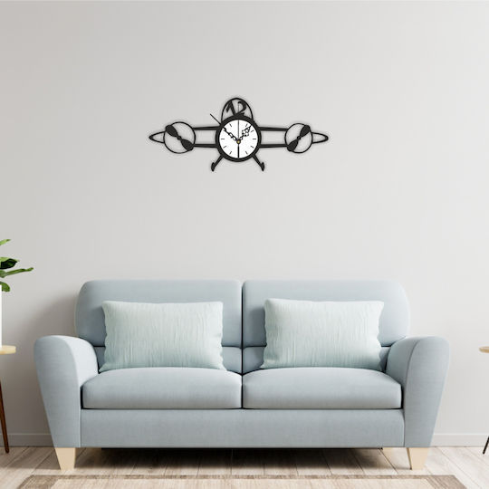 Flugzeug-Wanduhr 50cm x 20cm Dicke 5mm