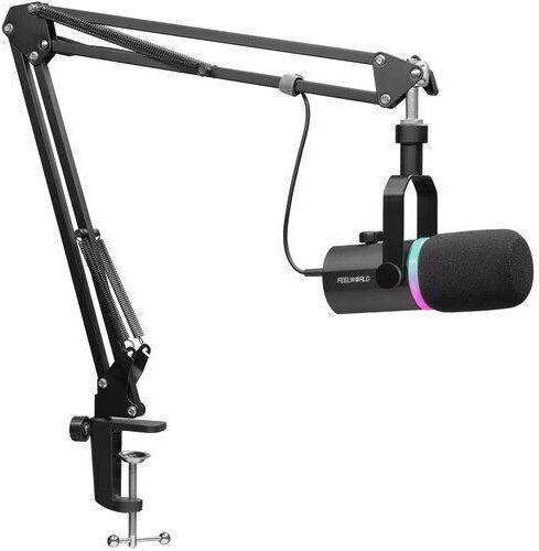 FeelWorld PM1-AS Δυναμικό Μικρόφωνο XLR / USB Επιτραπέζιο για Φωνητικά