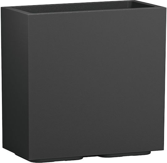Veca Pot Plastic Charcoal