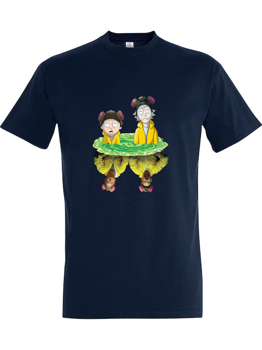 Unisex T-Shirt "Rick Morty Ft Breaking Bad" Fra...