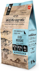 Wiejska Zagroda 9kg Dry Food Grain-Free & Gluten-Free for Adult Medium Breed Dogs with Fish